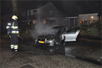 Prio 1 Brand Wegvervoer Auto Burgemeester van Panhuyslaan Burgum